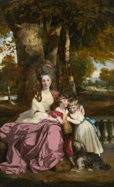 Lady Elizabeth Delmé und ihre Kinder von Joshua Reynolds